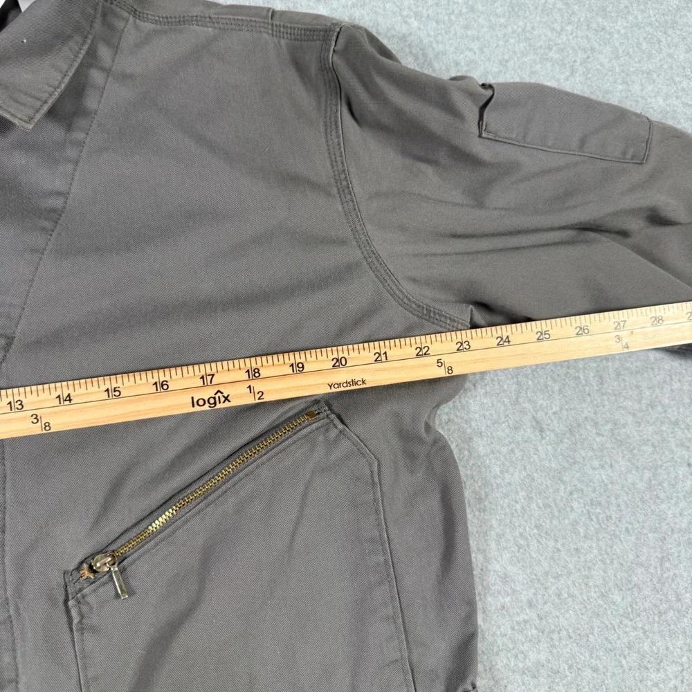 Vintage Walls Master Made Gray Long Sleeve Workwear Coveralls Size 44 Regular
